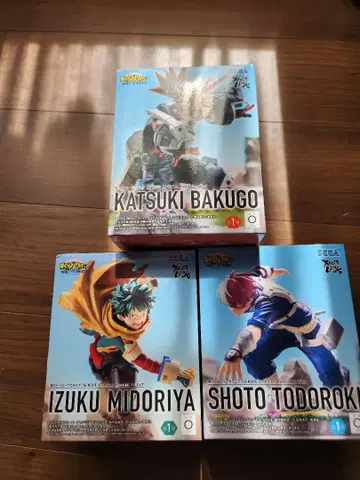 xross link 나의 히어로 아카데미아 피규어 3체 세트