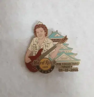 하드 록 카페 Hard Rock Cafe 오사카 성 핀 배지 pin