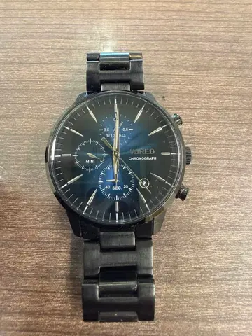 와이어드 세이코 크로노그래프 블랙