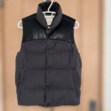 REMI RELIEF 레미 레리프 요크 부분 소가죽 다운 베스트