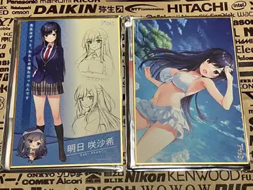 미니 색지 컬렉션 아자라시 소프트 온리샵 아스카 사키 2점