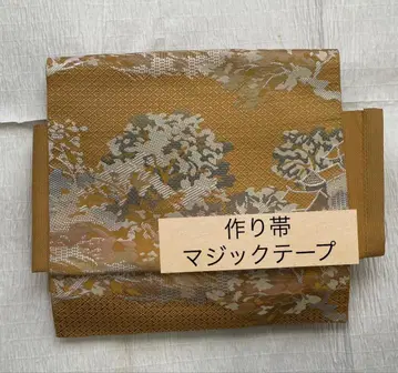 이른 아침에도 여유 원터치 오비 만들기 벨크로 테이프