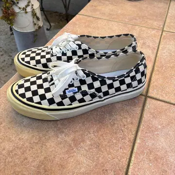 VANS 체크 무늬 깃발 애너하임 27cm