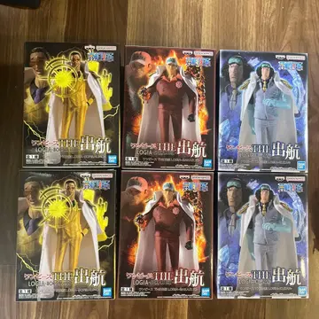 미개봉 원피스 THE 출항 LOGIA 삼대장 피규어