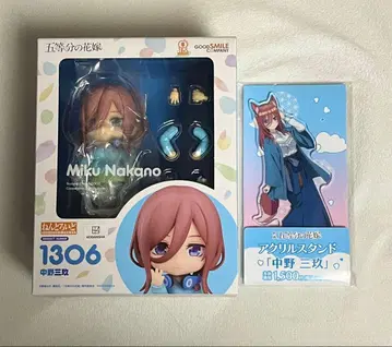 넨도로이드 나카노 미쿠 1306 & 나카노 미쿠 아크릴 스탠드 세트