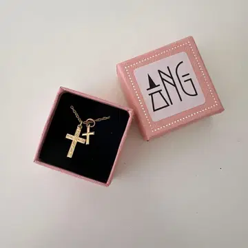ANG w크로스 목걸이