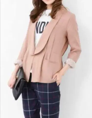 URBAN RESEARCH 레이온 숄카라 자켓