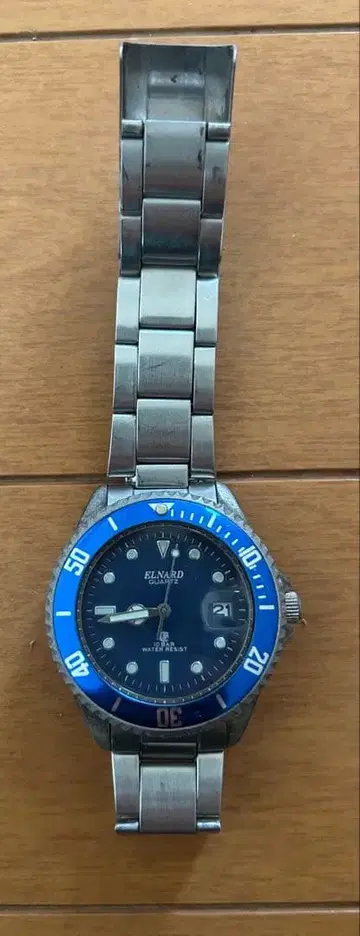 세이코 다이버즈풍 워치 파랑/은색