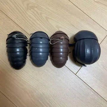 캡슐 완구 쇠똥구리와 공벌레 4개 세트