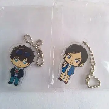 마츠다 진페이 모로후시 타카아키 명탐정 코난 코난랜드 아크릴 키링 참