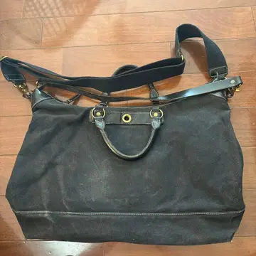 키노쇼 캔버스 보스턴 백 3WAY 캔버스 가죽 일본제