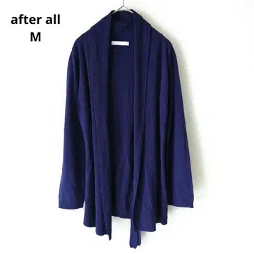 애프터올 숄카라 가디건 보라색 M 월드