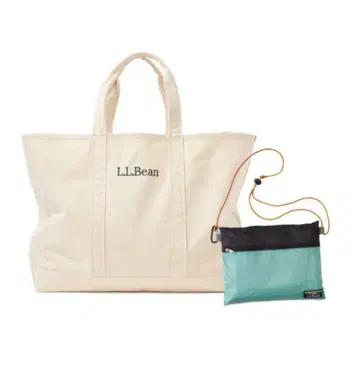[ 미사용 새상품 ] LLBean 엘엘빈 그로서리 토트 위드 파우치