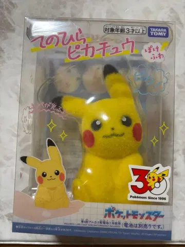 포켓몬 30주년 기념 손바닥 피카츄 포케후와