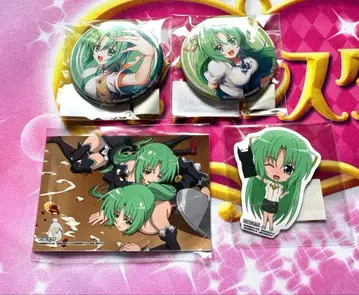 쓰르라미 울 적에 소노자키 시온 소노자키 미온 Web 복권 세트 캔뱃지