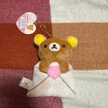 리락쿠마 러브레터 매달리는 봉제 인형