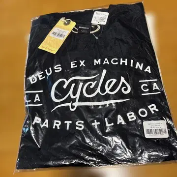 DEUS EX MACHINA 사이클 T셔츠 M 사이즈 블랙