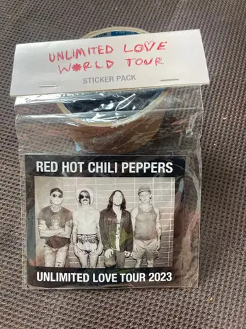 RED HOT CHILI PEPPERS 스티커 팩 2023 렛치리