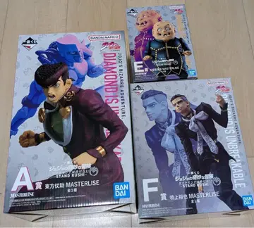 제일복권 죠죠의 기묘한 모험 A상 E상 F상 피규어 3종 세트