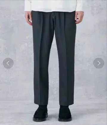 PUBLIC TOKYO 에버크리즈 GR 와이드 테이퍼드 슬랙스 팬츠