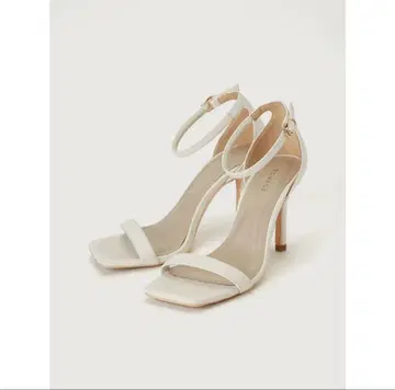 anuans 아뉴앙스 스퀘어토 벨트바 샌들 ECRU S 사이즈