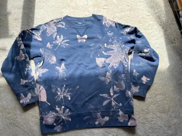 Vintage 리얼 트리 맨투맨 L 탁한 블루
