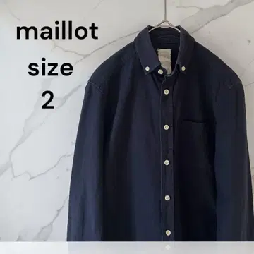 maillot 마이요 선셋 긴팔 버튼 다운 셔츠 남성용 2 사이즈