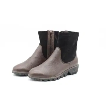 지아노 발렌티노 천연 가죽 콤비 소재 부츠 (35) 컨디션 최상