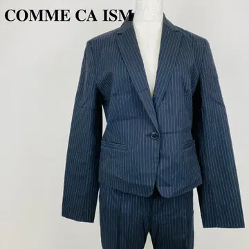 COMME CA ISM 수트 팬츠 셋업 블랙 0112-A
