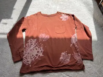 Vintage 리얼 트리 리메이크 블리치 가공 맨투맨 후드티 L