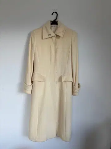 COMME CA DU MODE 크림색 롱 코트