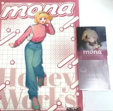 HoneyWorks 하니와 ROUND1 라운드 원 코스터 mona