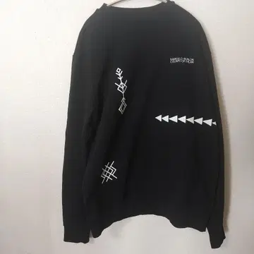 MARCELO BURLON 블랙 맨투맨 멀티 로고 마르셀로 바론