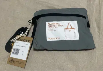 [ 미사용 새상품 ] KELTY 켈티 패커블 포켓 토트백 그레이