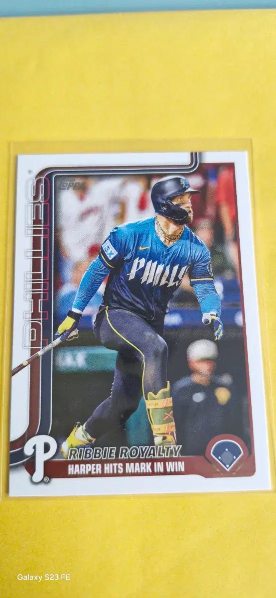 MLB 2025 필리스 브라이스 하퍼 립비카드