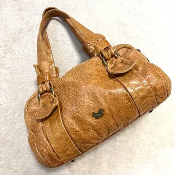 y2k 안나수이 레더 핸드백 버터플라이