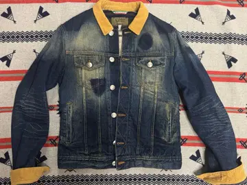 ARMANI JEANS 빈티지 가공 데님 자켓/G 자켓
