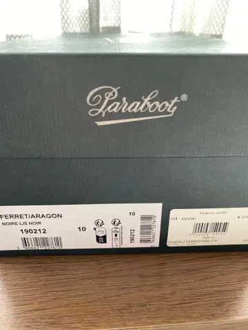 Paraboot FERRET/ARAGON 블랙 10