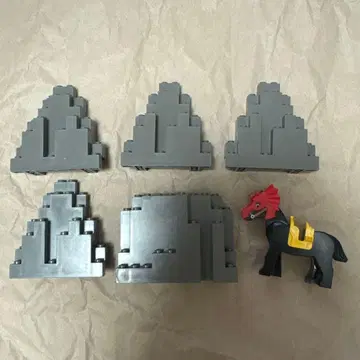 레고 올드 레고 바위 말 부품