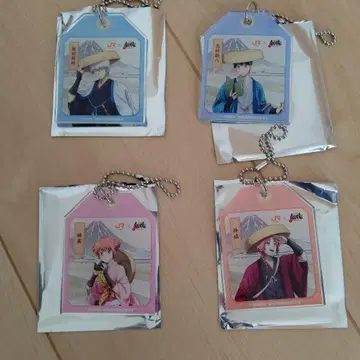 은혼 JR 콜라보 은혼 동해도 대진도중편 아크릴 키링 4개 세트