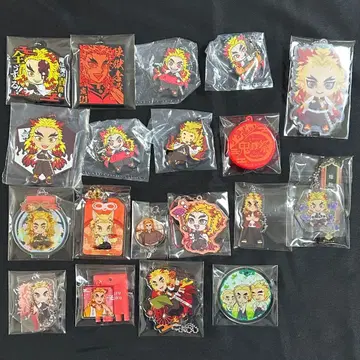 귀멸의 칼날 렌고쿠 쿄쥬로 아크릴 키링 고무 키링 묶음 판매