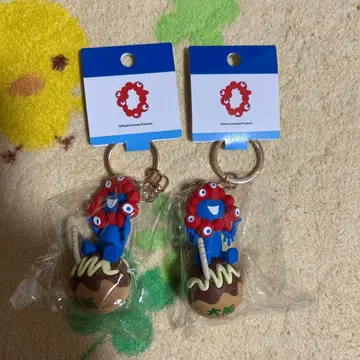 타코야키 캐릭터 키링 2개 세트