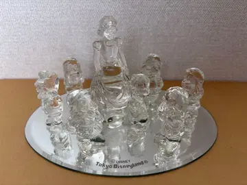 도쿄 디즈니랜드 Disney 백설공주와 일곱 난쟁이 크리스탈 피규어