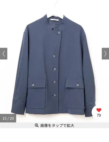 [ 미사용 새상품 ] CROCODILE 린넨라이크 밀리터리풍 자켓 M