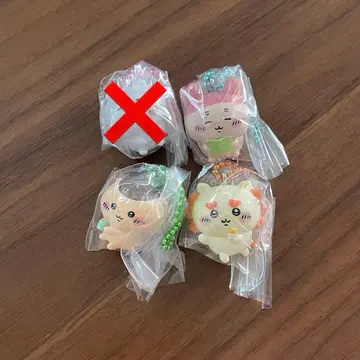 치이카와 마스코트 부착 비스킷 4종