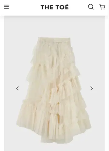 the toe Heracles Tulle Skirt 샤샤 스커트