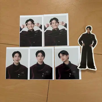 Runway 혜택 쇼세이 요시노리 플렉 스티커 증명 사진 세트