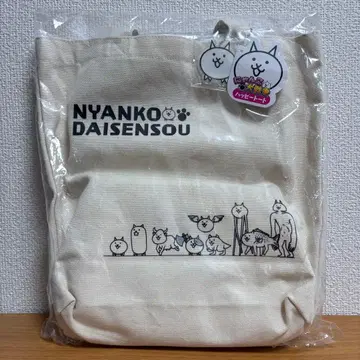 [미사용 새상품] 냥코 대전쟁 해피 토트 7세트