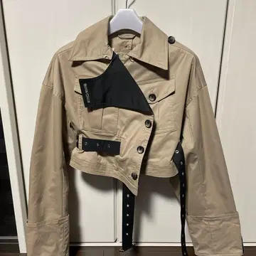 rokh H&M 크롭 자켓 베이지