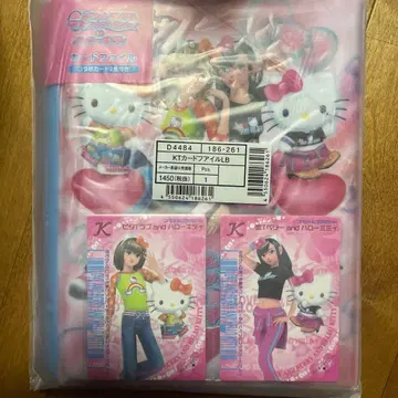 미사용 새상품 산리오 헬로키티 오샤레마녀 러브 and 베리 카드 파일